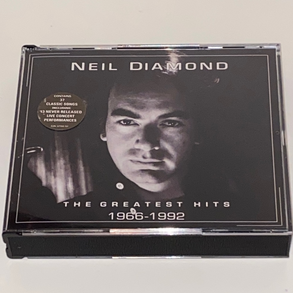 Columbia Neil Diamond Greatest Hits CD - Black and White